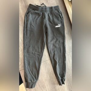 Puma Black Casual Joggers.  Medium.